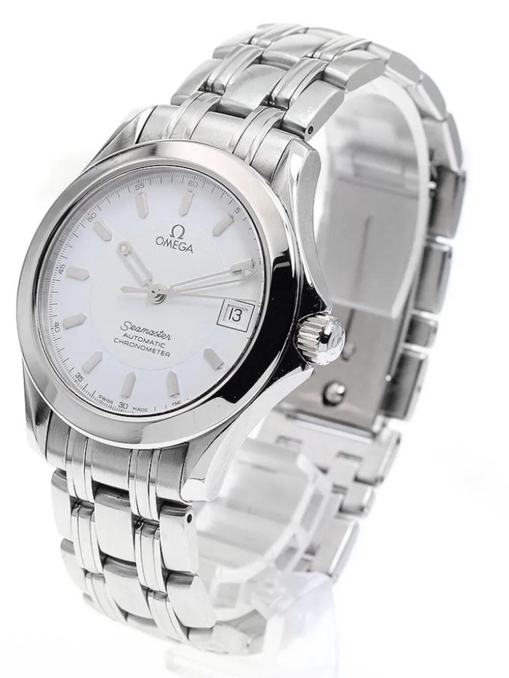 OMEGA Seamaster120 2501.21 Date white Dial Automatic Men's Watch_962347